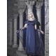 Faeries Daffodil Yoru Nova Dark Blue Crinkled Satin One Piece(Reservation/Full Payment Without Shipping)